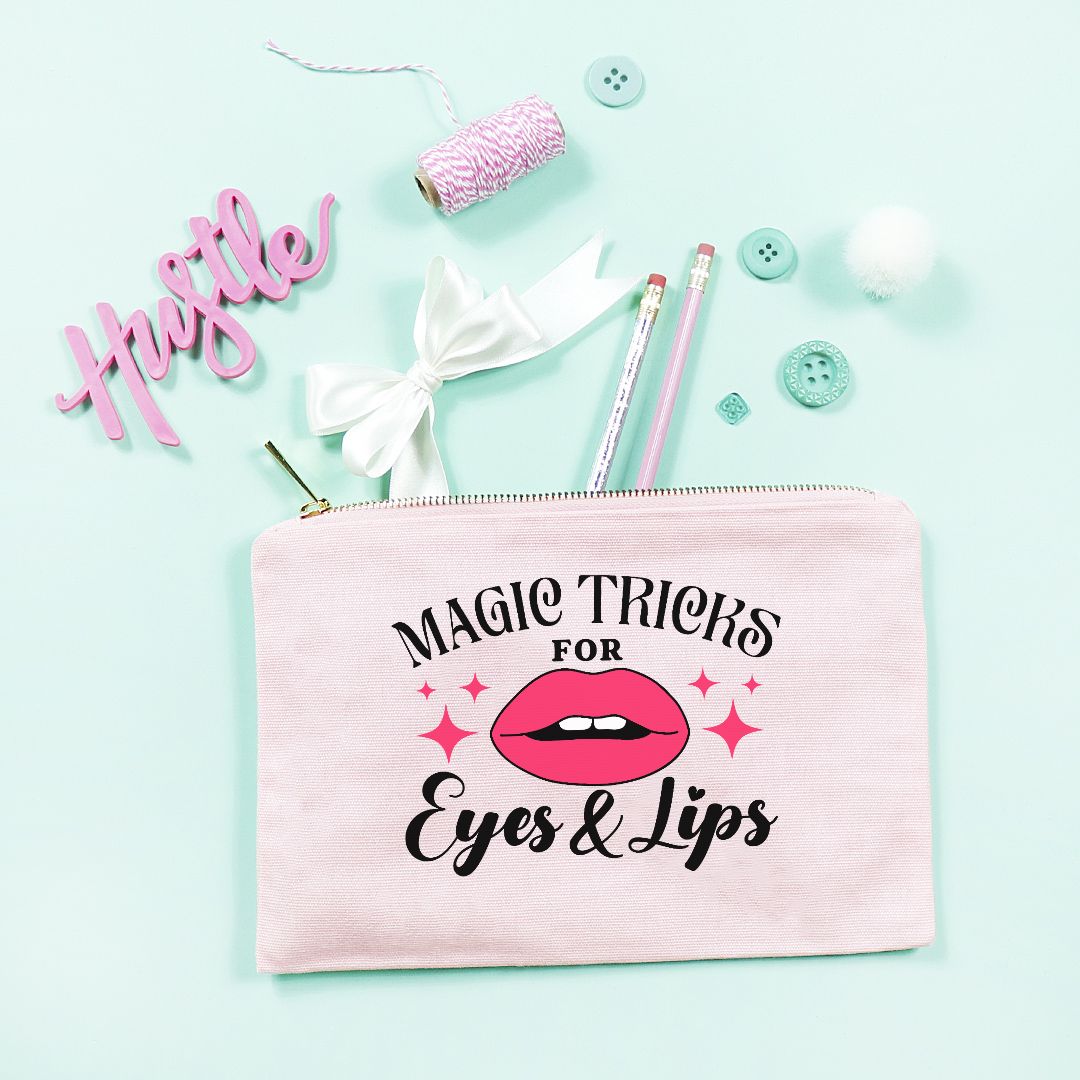 Magic Tricks For Eyes and Lips Cosmetic Bag