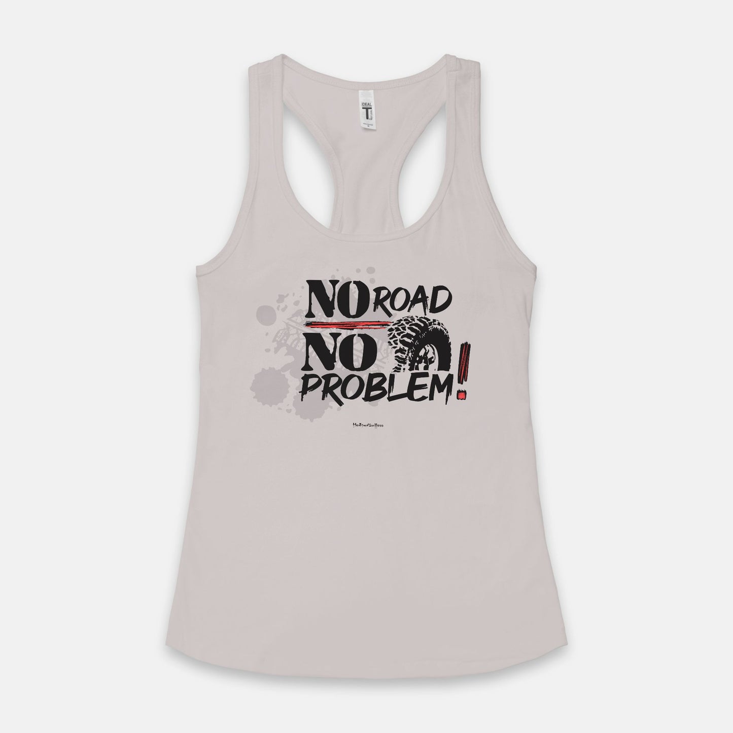 No Road No Problem ! Women's Racerback Tank