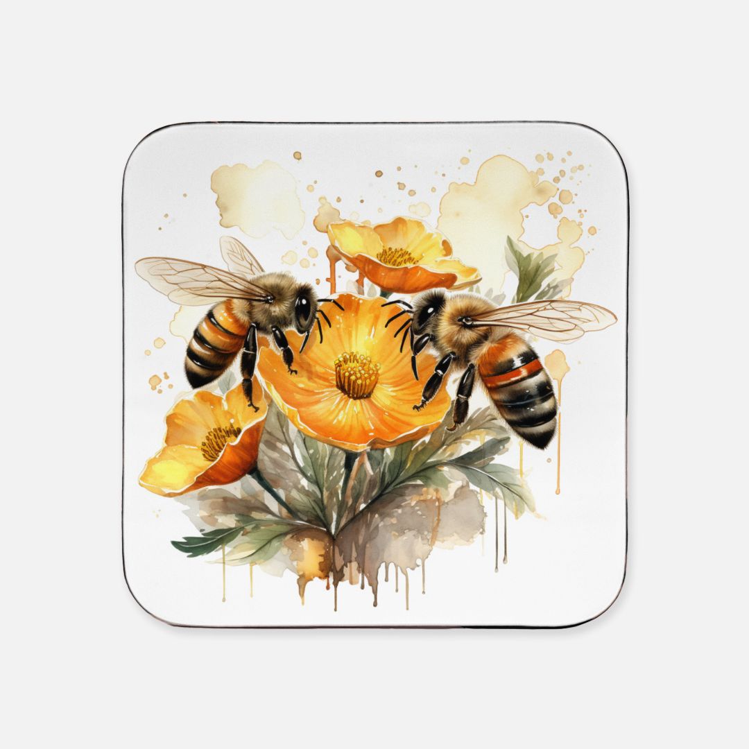 Busy Bee's Coaster Hardboard Back (single)