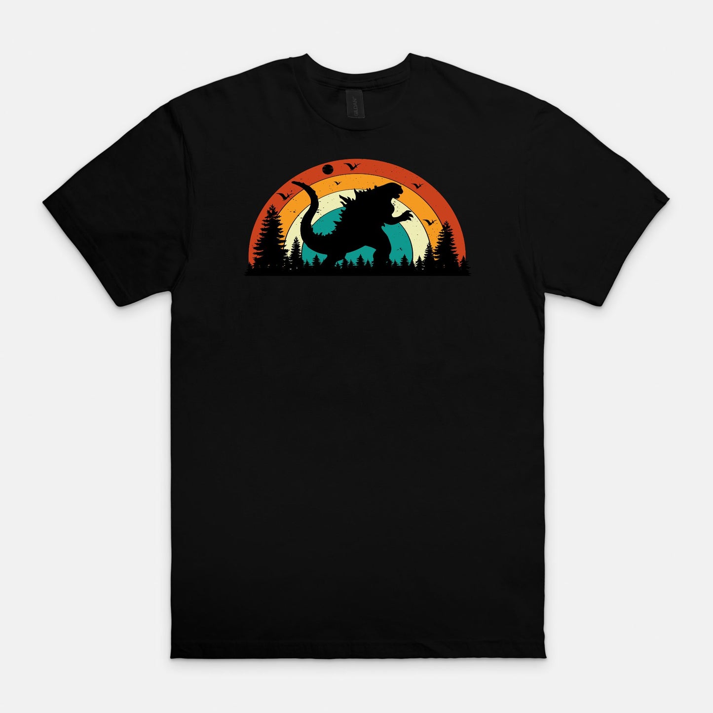 Godzilla Silhouette Unisex Soft-style T-Shirt